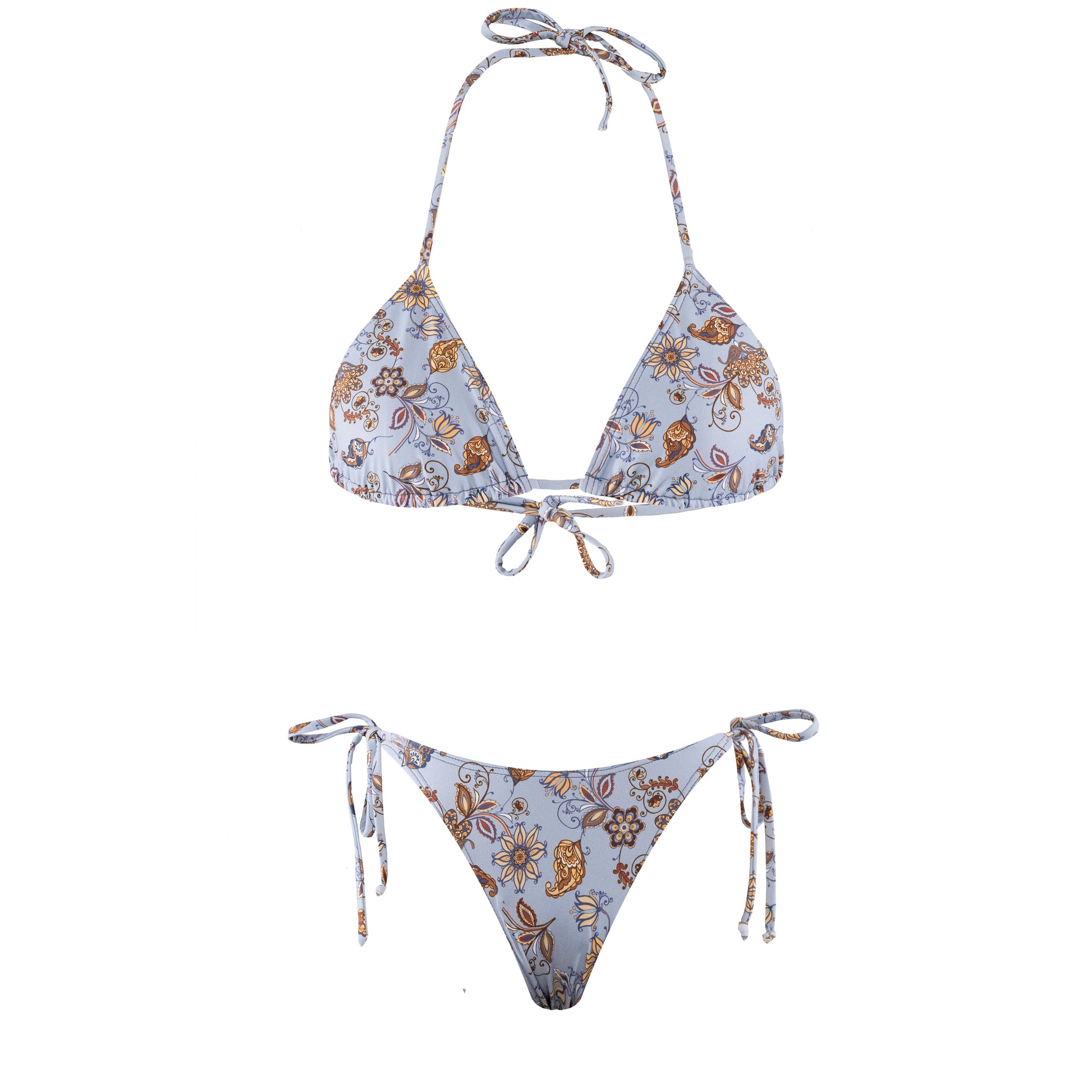 FLORES AZUL CLARO - MATIA BIKINI